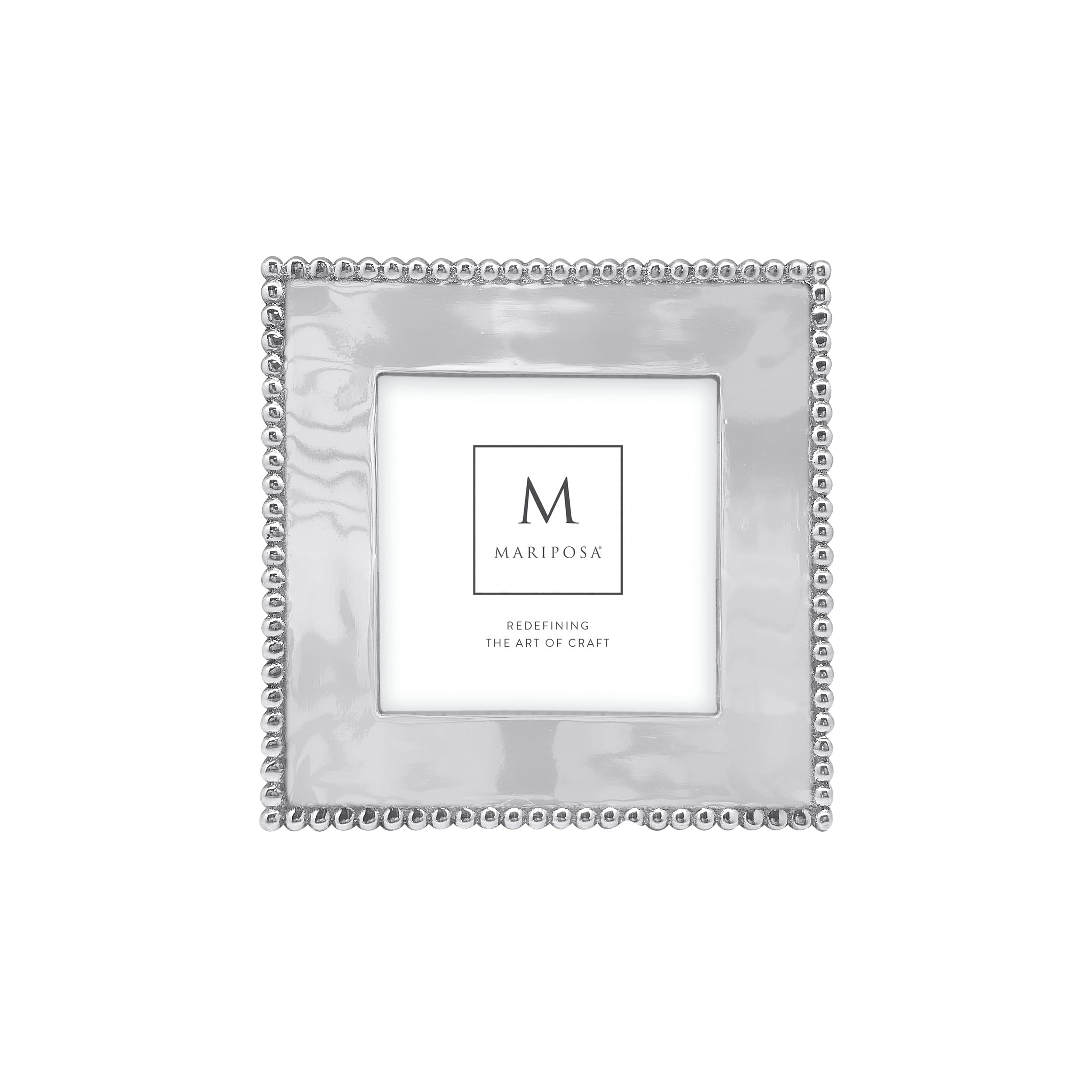 MARIPOSA Beaded Square for 4x4 Photos Crafted (r) - 4x4