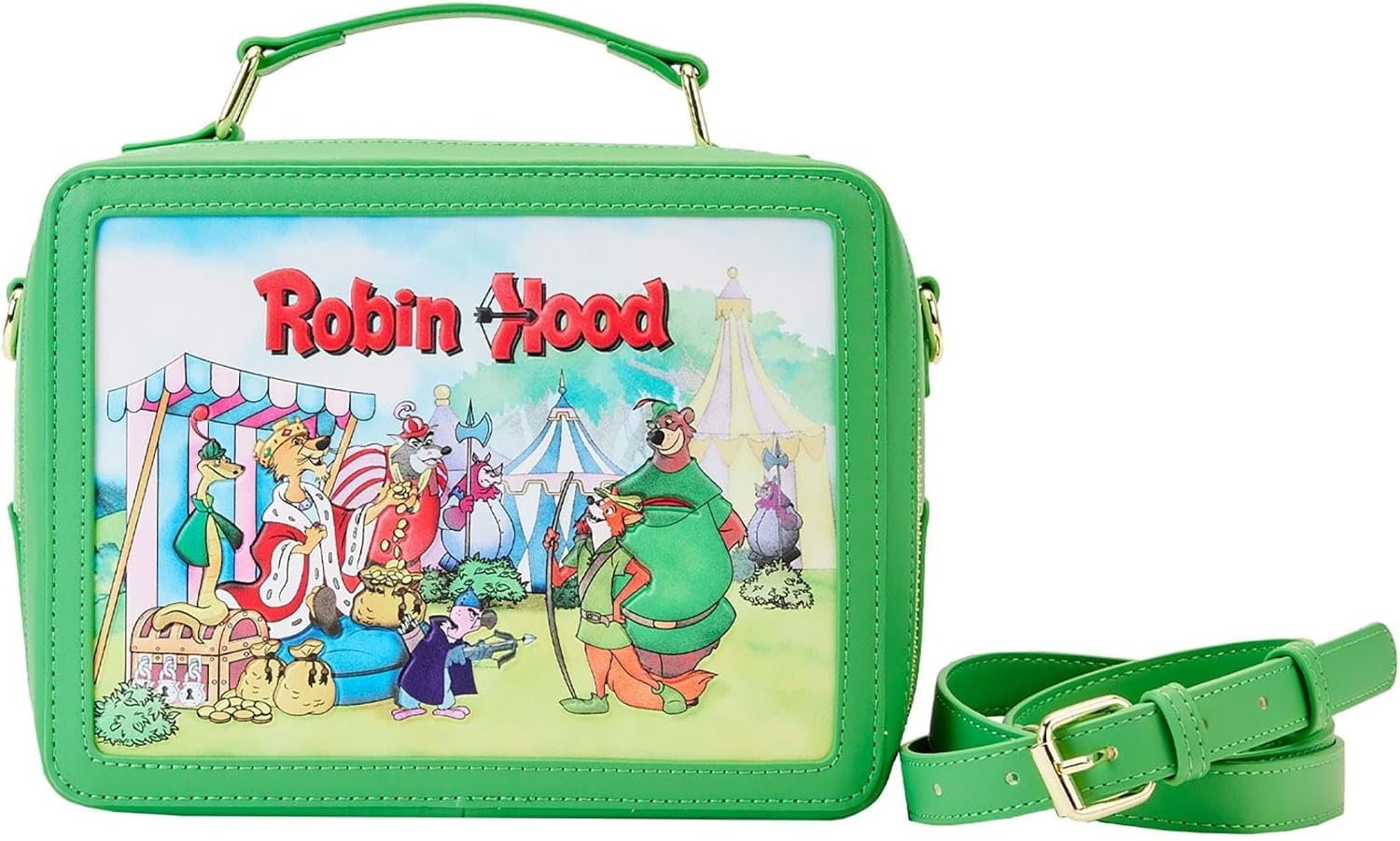 Loungefly Disney Robin Hood Lunchbox Crossbody Bag