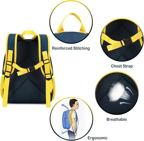 Backpack for Kids Boys Girls Preschool Kindergarten Bookbag Set with Lunch Box Toddler School Bag
