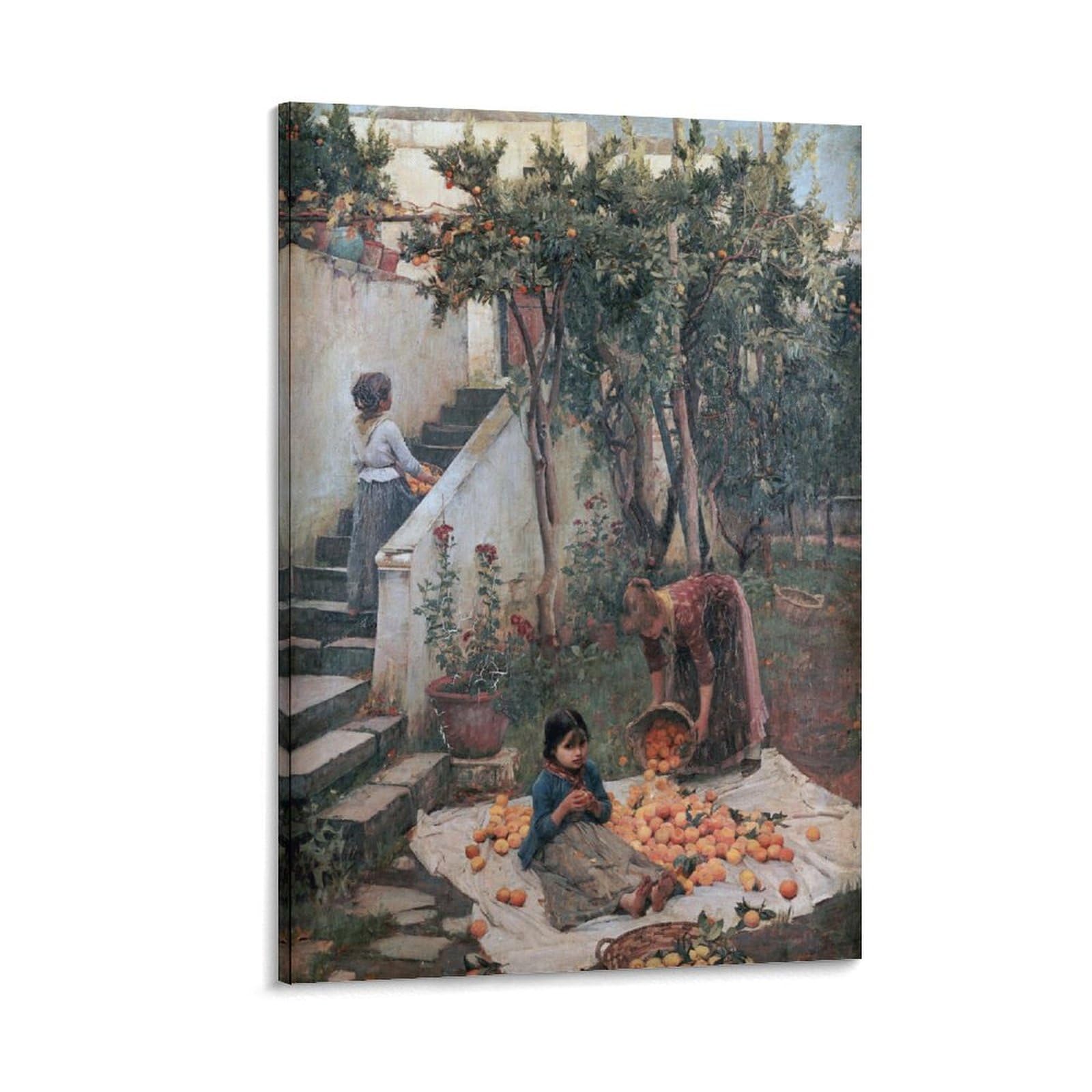 Maler, John William Waterhous, weltberühmte Gemälde, Sammler-Poster, Kunstdruck, Wandfoto, Malerei, Poster, Hängebild, Familiendekoration, 50 x 75 cm