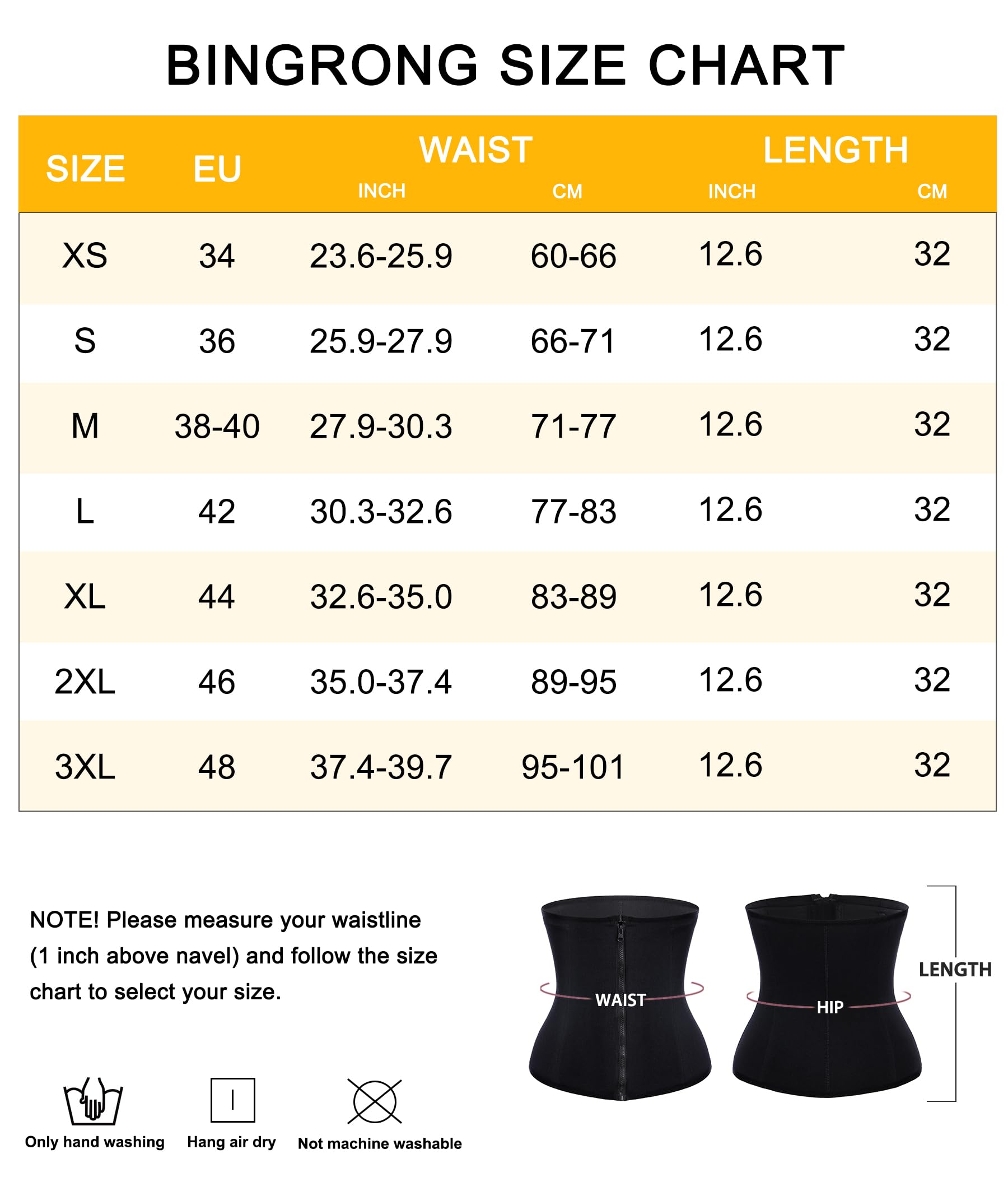 Faja Cintura Entrenador Con Cremallera Corset Reductora Mujer Deporte Mallas Neopreno Waist Trainer Abdomen Lumbar Moldeadora Bustier (Negro, Medium)