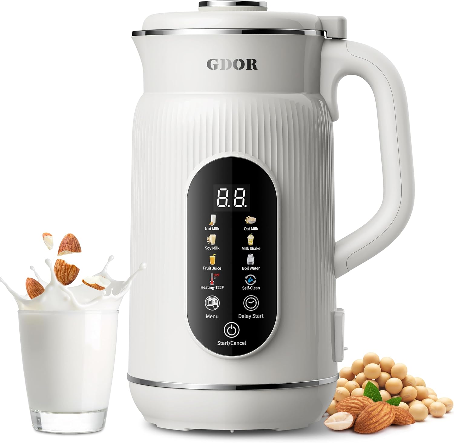GDOR 42oz Smart Nut Milk Maker: 9-in-1 Blender for Nut, Plant Milks & More GDOR 42oz Smart Nut Milk Maker: 9-in-1 Blender for Nut, Plant Milks & More