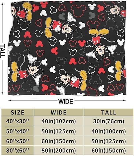 Miniatura 3 de Bonita manta de franela suave de forro polar, ligera y cómoda para todas las estaciones, 60 x 50 pulgadas