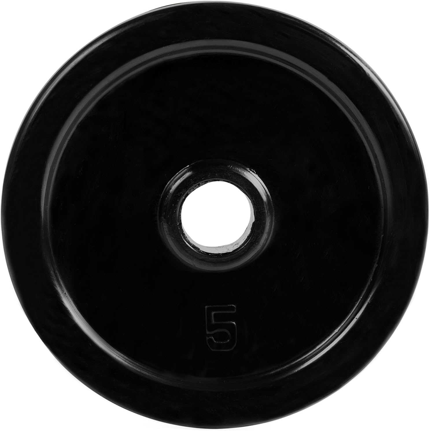 CAP Barbell Rubber Coated Weight Plate, 1Inch, Single, Plates Amazon