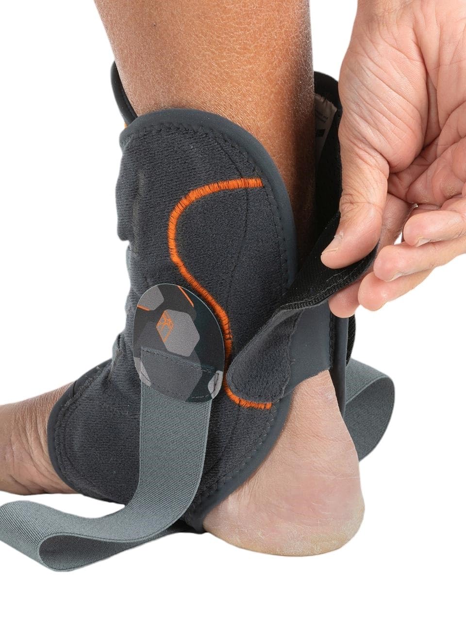 RO+TEN-CAVIGLIERA MALLEORAPID PR4-24081 con stecche acciaio e tiranti elastici a 8 - AMBIDESTRA - Misura 2 (Circonf.caviglia cm.22-26)