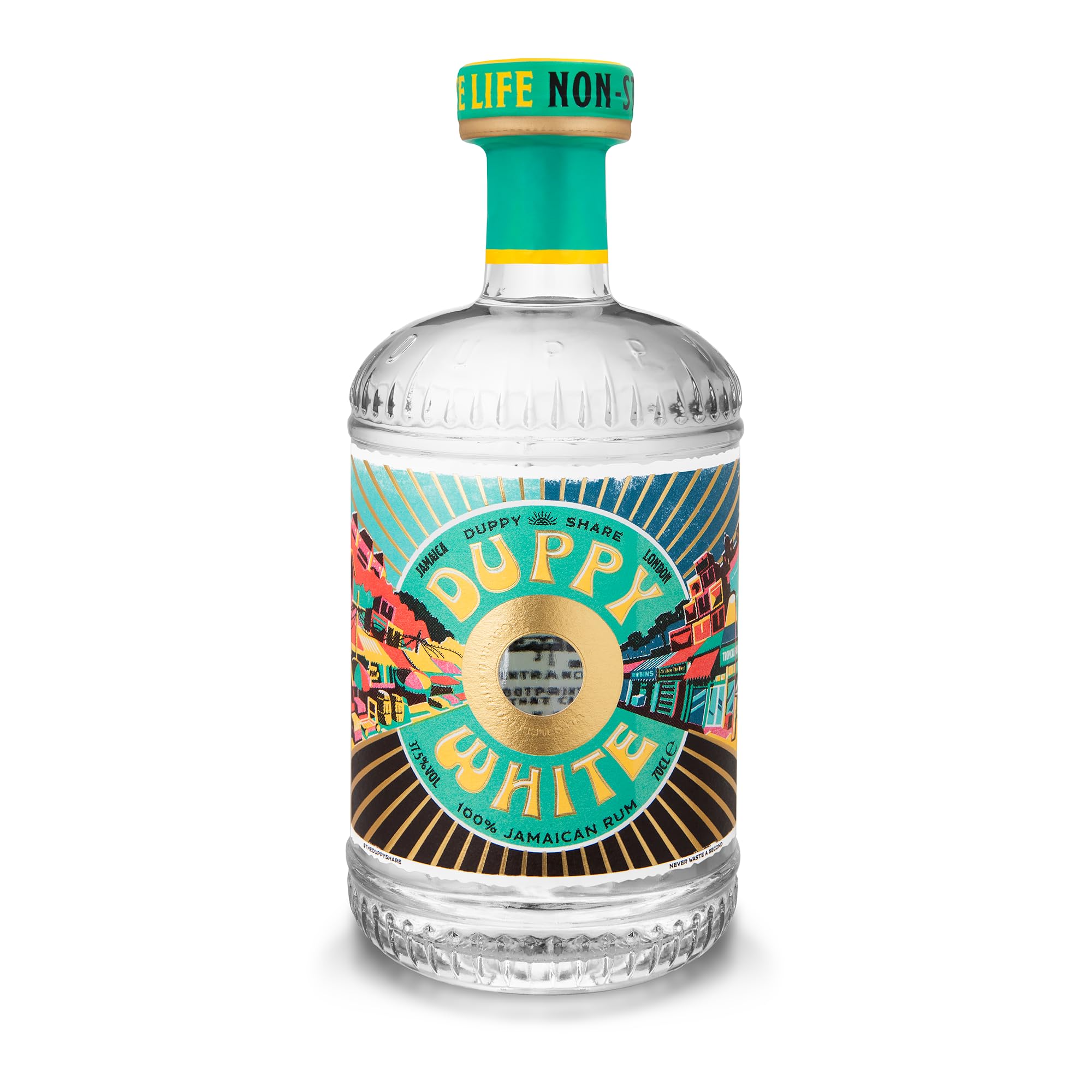 The Duppy Share White Rum - Jamaican Origin 70cl (ABV 37.5%) | For the Perfect Cocktail or Mojito | Flavours of Mango, Pimento and Fresh Thyme
