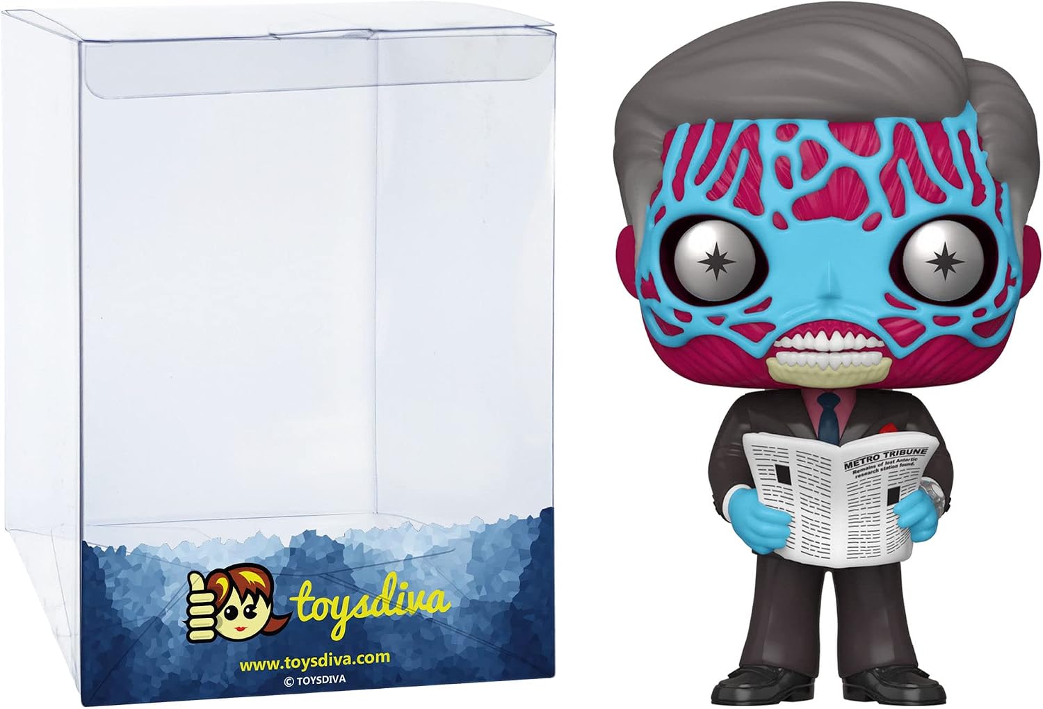 Funko Alien: P o p ! Movies Vinyl Figurine Bundle with 1 Compatible 'ToysDiva' Graphic Protector (975-49149 - B)