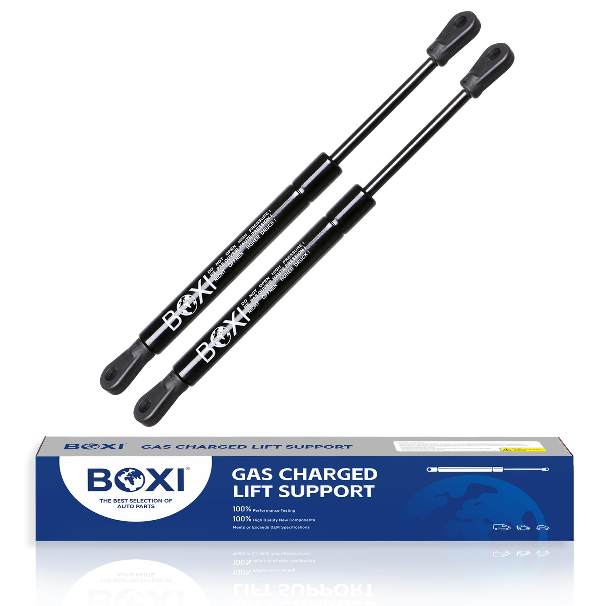 Amazon.com: BOXI Qty(2) Front Hood Lift Supports Shocks Struts for