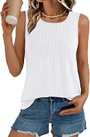 AUTOMET Women's Loose Fit Flowy Tank Tops - Trendy Sleeveless Casual Summer Tops for Spring, Summer & Fall 2025