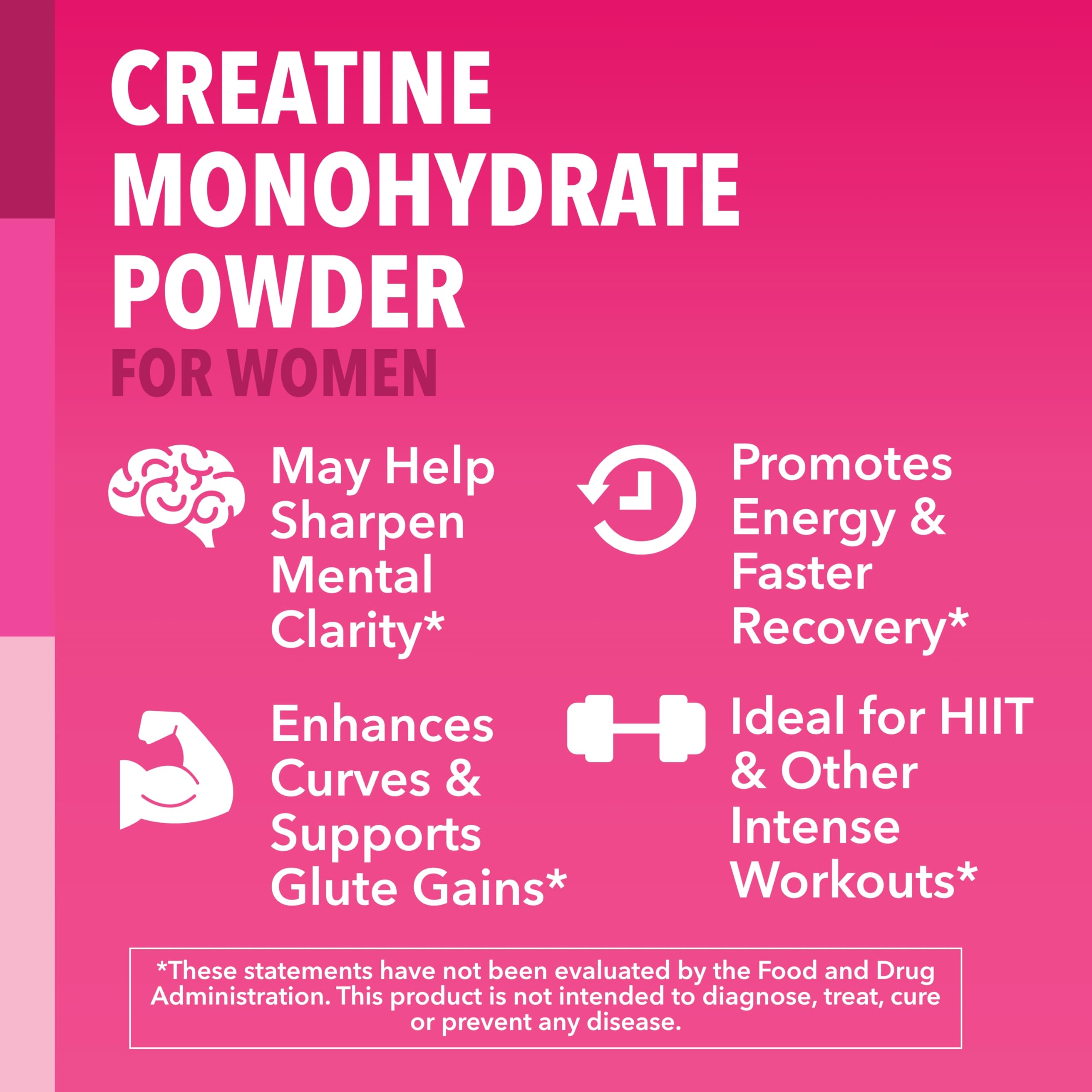 Micronized Creatine Monohydrate Powder for Women (Unflavored, 300 Grams) — Amazon image 6