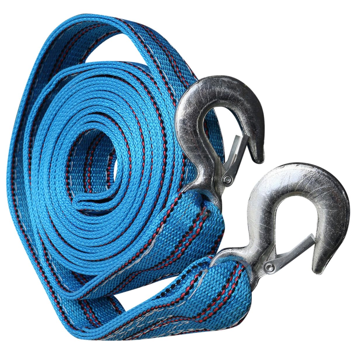 BESTYASH 1Pc Sturdy Emergency Tow Rope for Car Capacity Durable Double Design with Eagle Hook Practical for Trucks and Off Road Vehicles