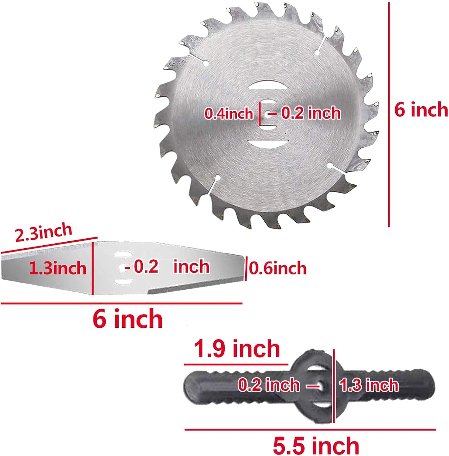 Trimmer Lame Testine Ricambi Tosaerba Decespugliatore Lame Weed Eater Blade Heads Denti Lama E Lama in Acciaio Inox, Whole Set