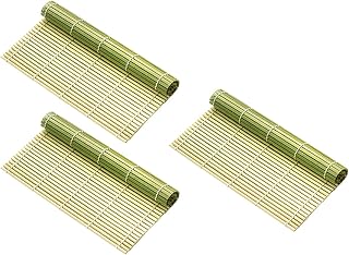 Unomor 3Pcs Sushi Rolling Mats Homemade Sushi Gadget for Making Compact and Kitchen Tool for Beginners and