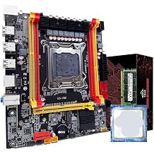 ZSUS X79 VG2 Motherboard Bundle LGA2011 Compatible Xeon E5 2689 C2 CPU 1x16GB DDR3 1600MHz ECC RAM and NVME M.2 SATA Support Motherboard+CPU+RAM