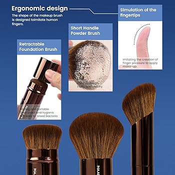 Amazon.com: MAANGE 20 PCS Makeup Brush Set with Bag, Double