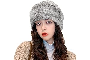 XGOPTS Faux Fur Women Skullies Hats