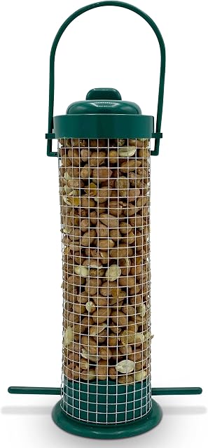 Plastic Peanut Bird Feeder for Outdoor Birds - Attracts a Variety of Birds To Your Garden