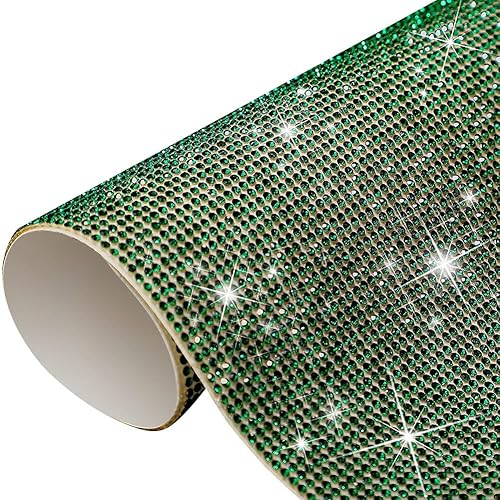 Miniatura 3 de Lámina de diamantes de imitación para decoración de automóvil, calcomanías de diamantes de imitación autoadhesivas, lámina de pegamento de gemas de