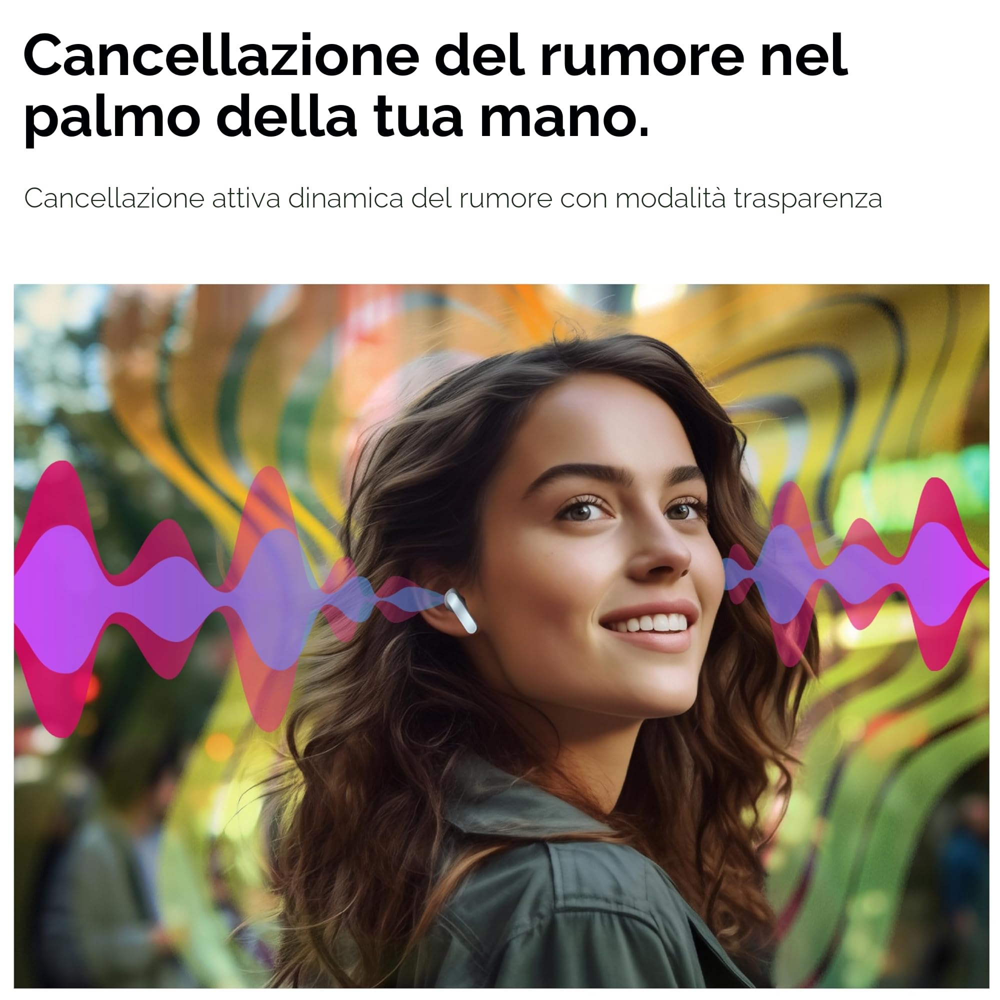 motorola Moto Buds: cuffie wireless, suono di ottima qualità e audio ad alta risoluzione, cancellazione attiva del rumore dinamico, integrazione ottimale con l'ecosistema Moto, blu marino