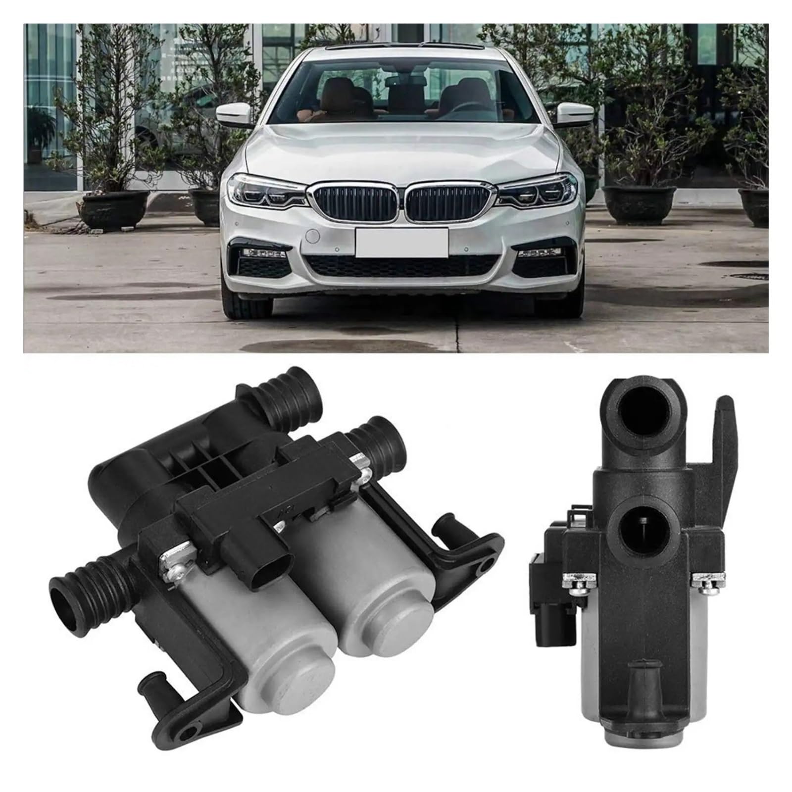 Accessoire de voiture de soupape de commande de chauffage, adapté for M5 M6 525I 528I 535I 545I 745I 750I 64116906652 64116908294 Ensemble de vanne de chauffage
