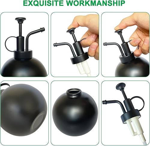 Miniatura 3 de Pulverizador de plantas de acero inoxidable, regadera pequeña, herramienta de jardinería moderna para plantas en macetas de interior