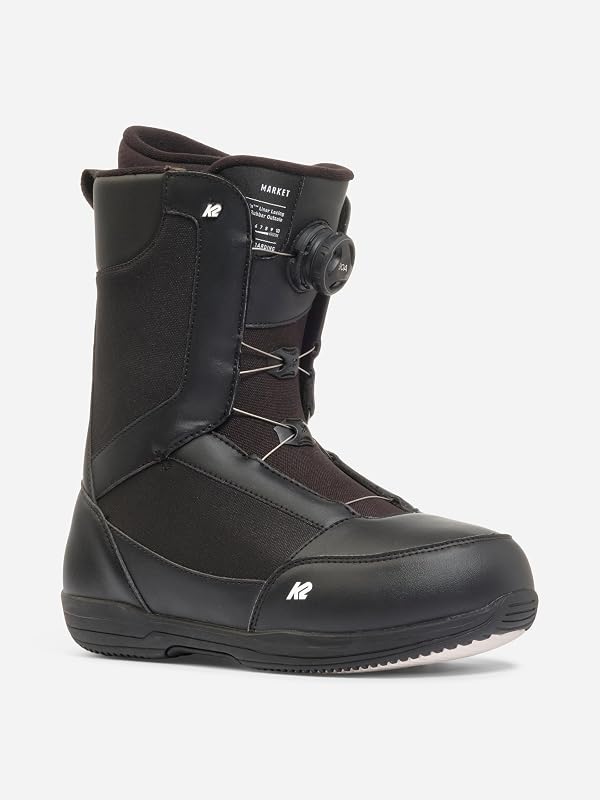 Botas de snowboard K2 Market BOA para hombre | Flex 2/10, suela de goma, puño articulado