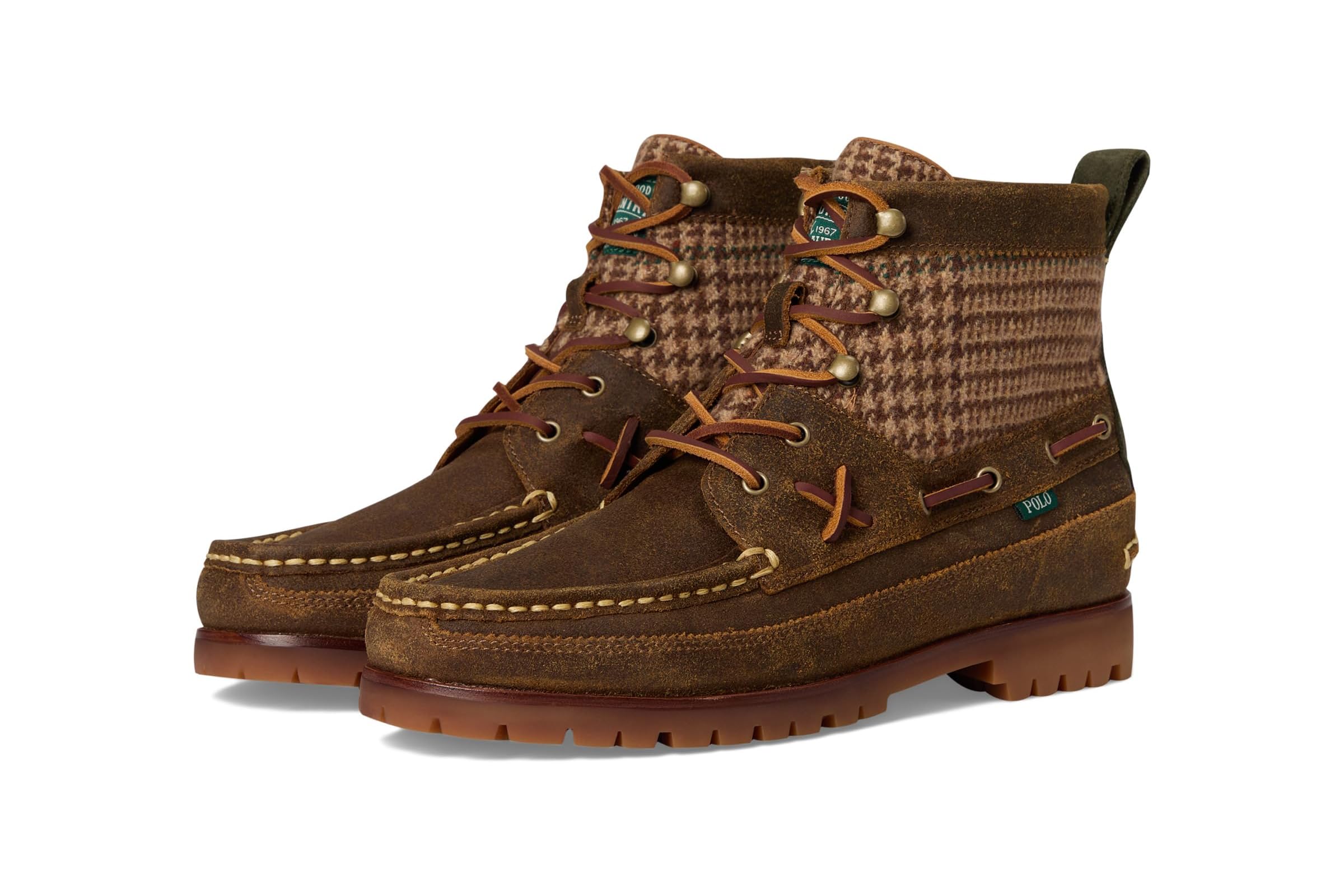 Ботинки Polo Ralph Lauren Ranger Mid Suede & Wool Tweed Boots