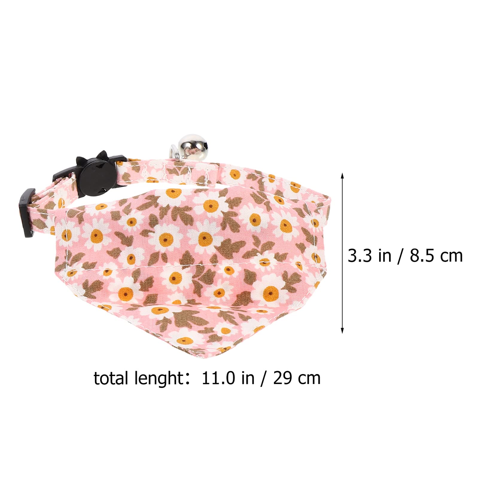 POPETPOP 3 Set Di Collare Per Gatti Chic Per Gatti Triangolo Sciarpa Accessori Per Animali Domestici Per Feste Di Compleanno Di Natale 2 Pezzi * 3