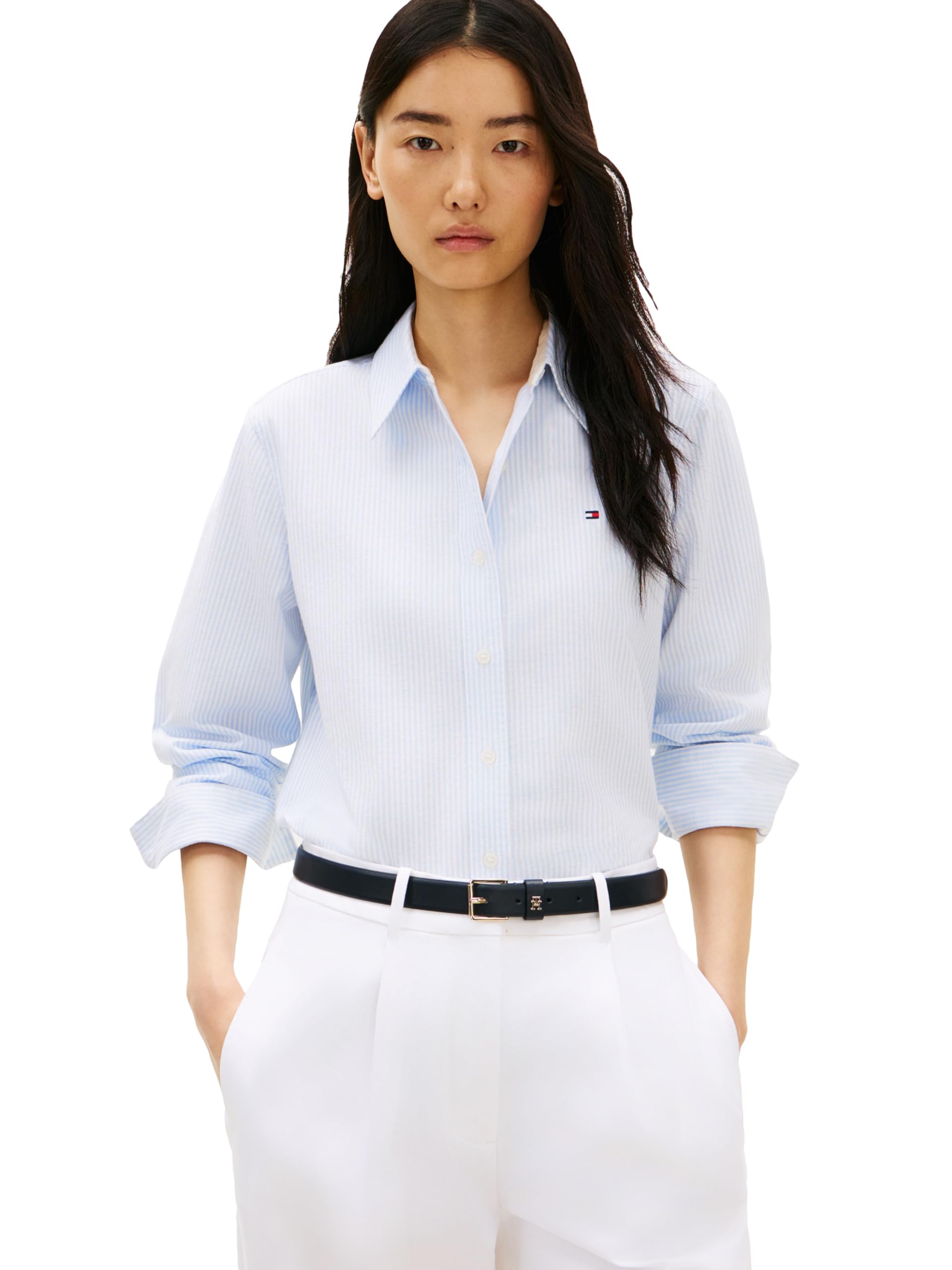 

                                                    Tommy Hilfiger Women's Regular Oxford Long Sleeve 