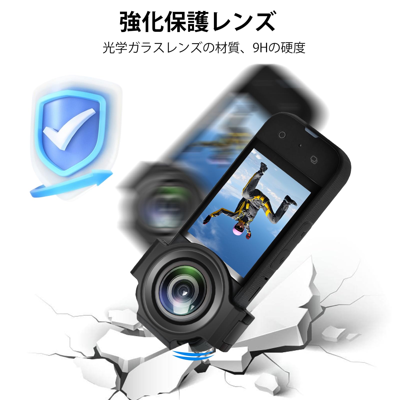 Amazon | PULUZ Insta360 X3用アップグレードレンズ保護カバー 光学 