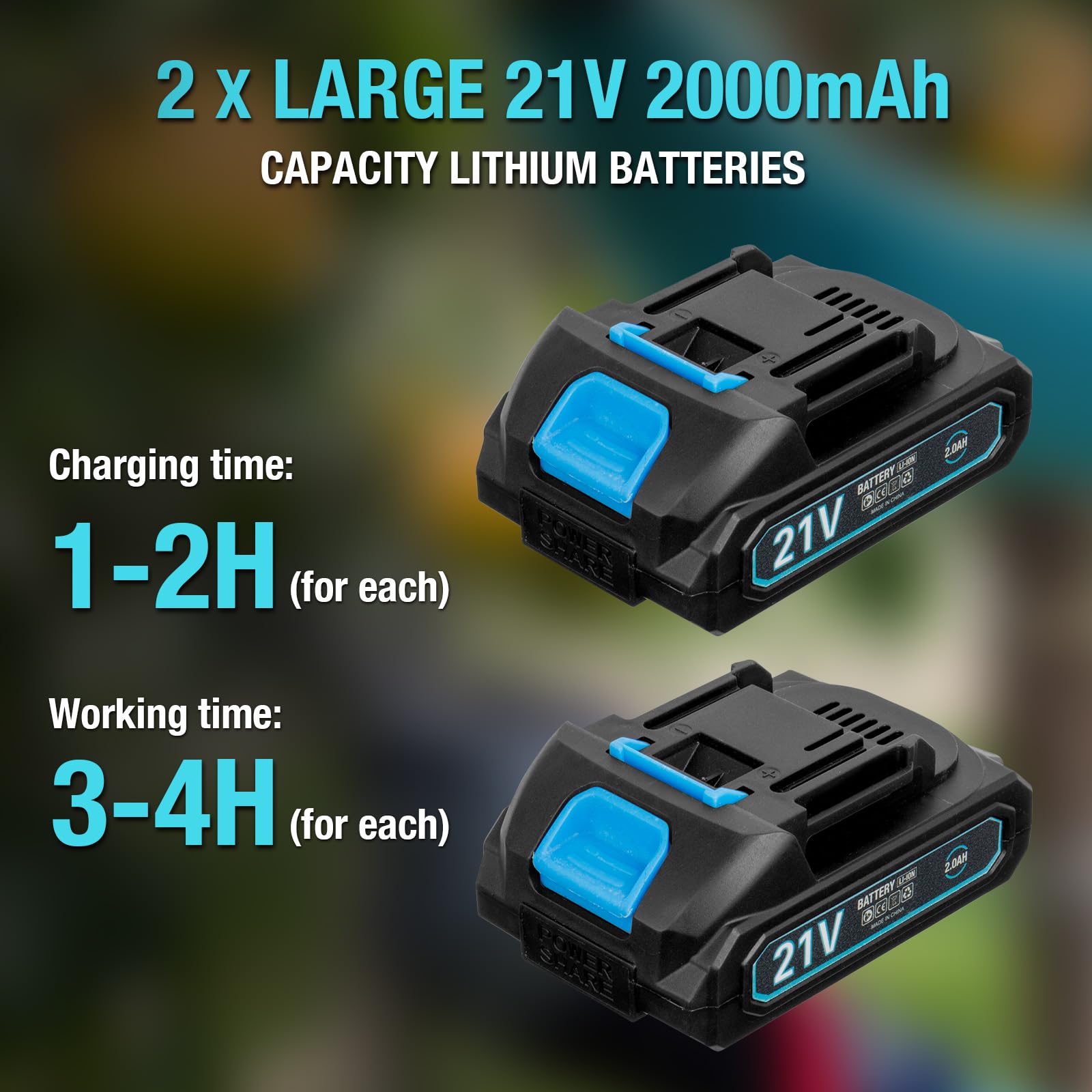 JUDANNA Accu-takkenschaar, snoeischaar voor Makita 18 V, led-display, borstelloze elektrische snoeischaar, 30 mm snijdiameter voor het snoeien van bomen, struiken en fruitbomen