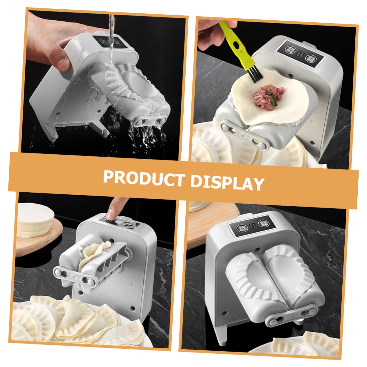 Unomor Electric Dumpling Maker Machine Food-grade Automatic Dumpling Tool for Home Kitchen Easy to Use and Ravioli