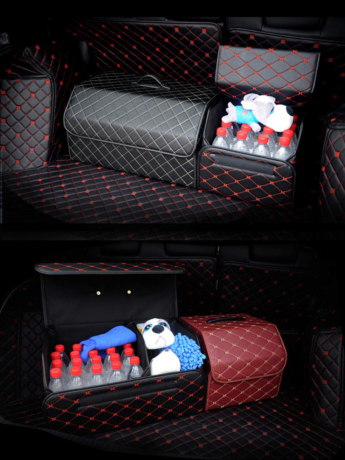 PME Organizador de coche y camión con funda/único mango de plástico