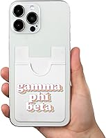 Vista 3 de Sorority Shop Gamma Phi Beta Koala Pouch - Soporte para tarjetas de diseño retro para funda de teléfono, billetera para teléfono adherente