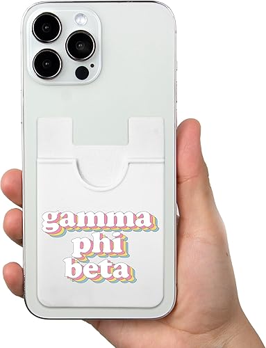 Miniatura 3 de Sorority Shop Gamma Phi Beta Koala Pouch - Soporte para tarjetas de diseño retro para funda de teléfono, billetera para teléfono adherente,