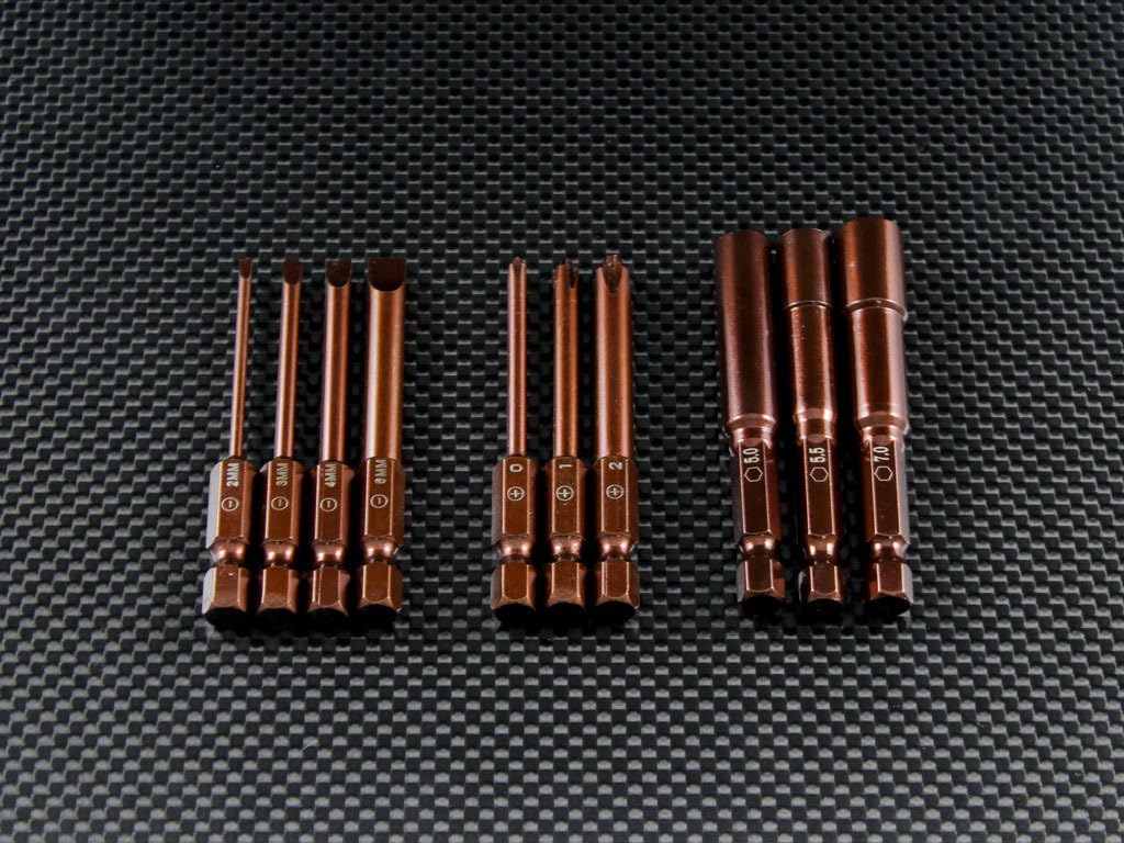 Roadtech Tool Set with Handles + Slot Pins + Philips Pins + Socket Wrench in Fashionable Tool Bag - Purple