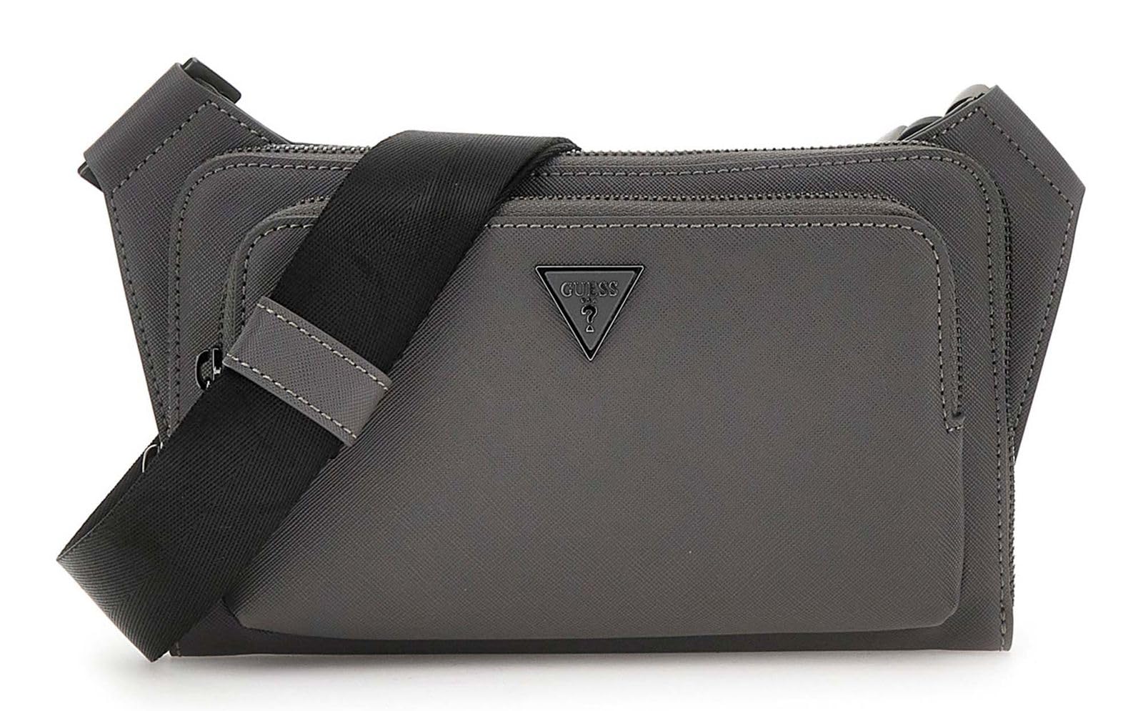 Sac banane GUESS Milano Flat Bumbag Asphalt chic et compact - 4