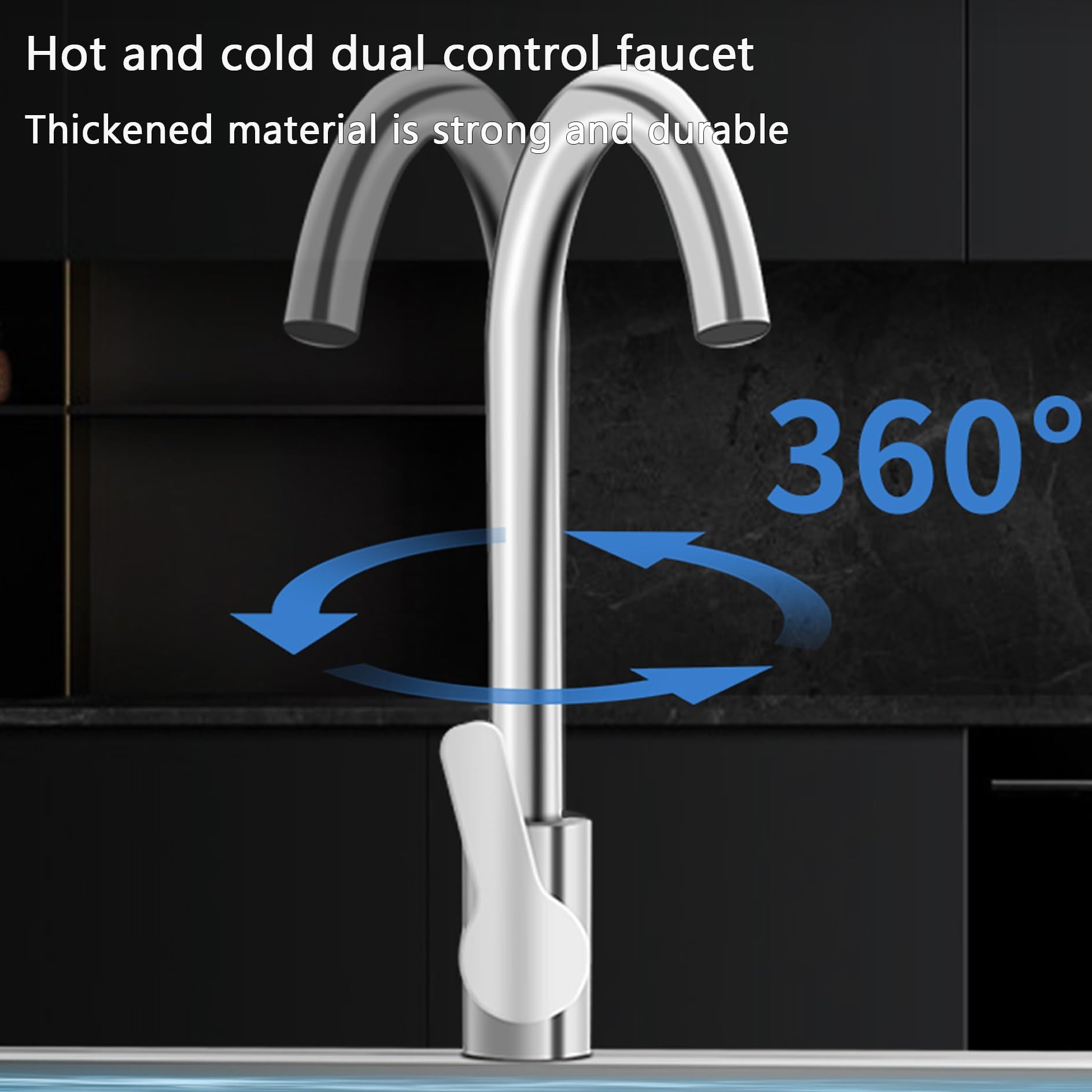 Mueble de Fregadero Exterior, Fregadero de Cocina Independiente de Acero Inoxidable con Grifo, Lavabo Individual para lavandería, Estilo rústico, Garaje.,60x45x80cm