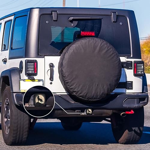 Miniatura 125 de Swono Cubiertas cuadradas de enganche para receptor, diseño de girasoles amarillos, girasoles amarillos, cubierta de tubo de enganche de remolque