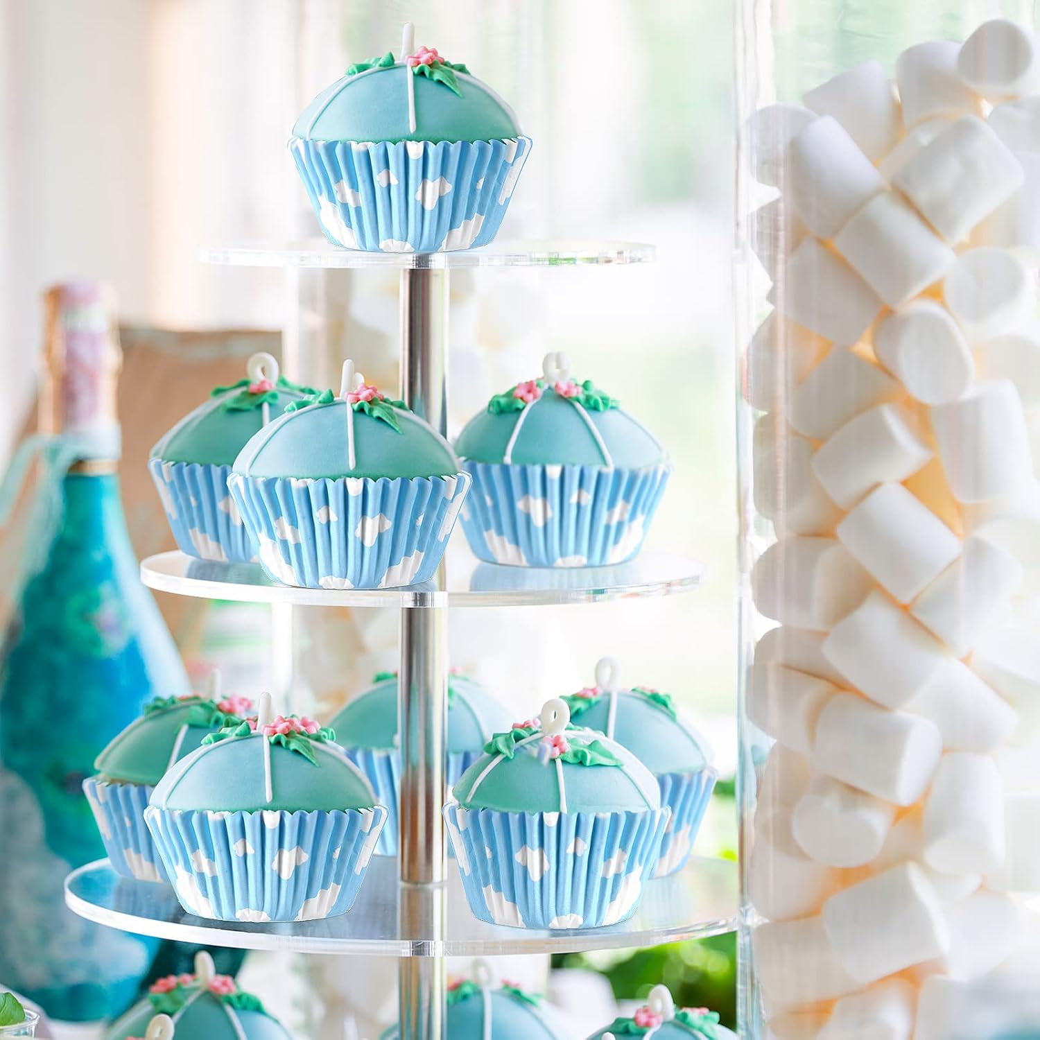 Cunhill 300 Count Cloud Blue Cupcake Liners