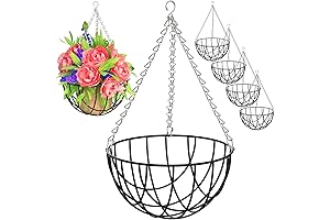 14 Inch Metal Hanging Planter Basket