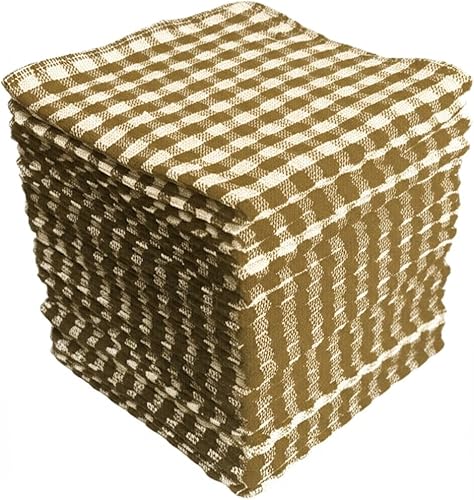 Miniatura 5 de Petal Cliff Paquete de 18 paños de cocina de rizo negro 100% algodón para lavar platos, ultra absorbentes, trapos de secado para limpiar el vidrio