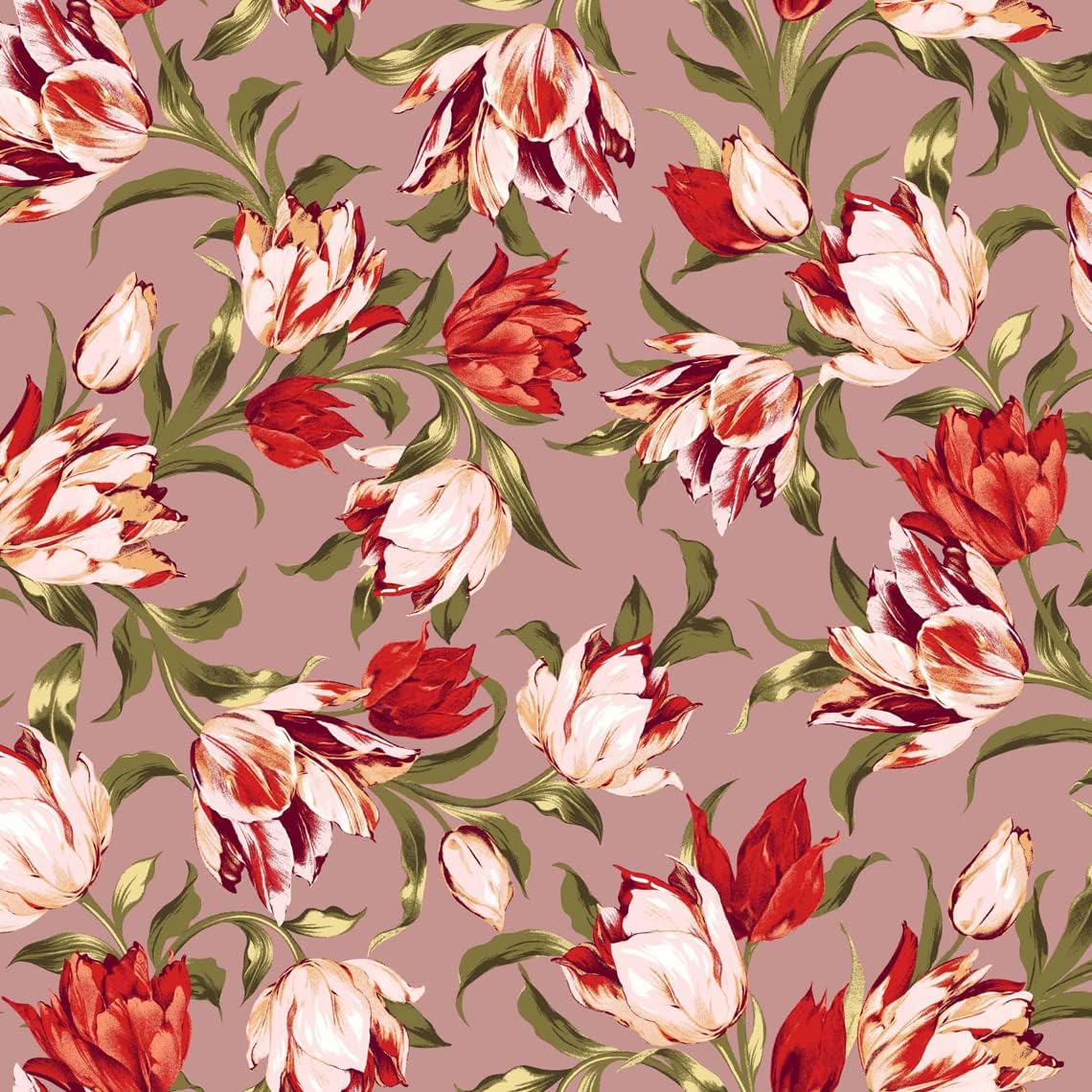 Rayon Jersey Knit 4 Way Stretch/Large Flowers/Watercolor Pattern/Print/Maternity, Apparel, DIY Fabric