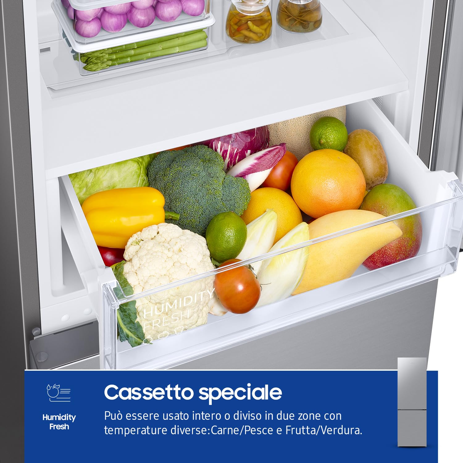 SAMSUNG Réfrigérateur congélateur bas RB33B610ESA