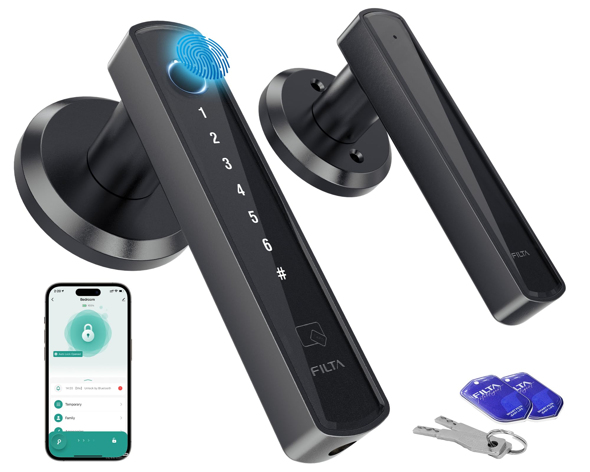 Smart Fingerprint Door Lock - Keyless Entry -8
