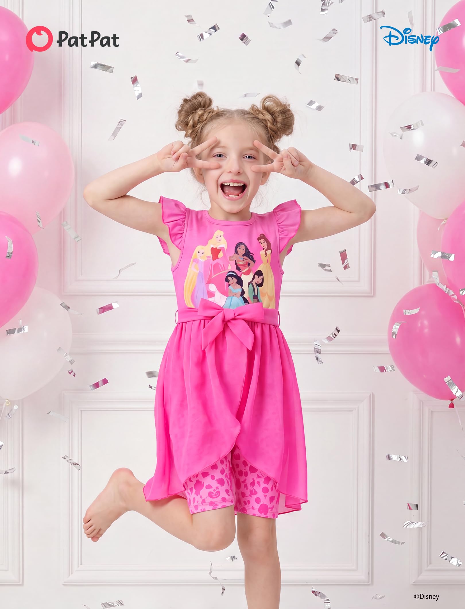 Disney Frozen - Tutina da bambina con gonna in tulle e gonna in tulle, per compleanno, estate, 2-8 anni