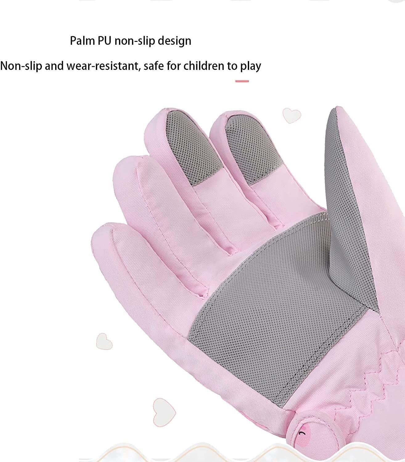 Habiba Handschuhe Touchscreen-Handschuhe, warme Winterhandschuhe mit verdicktem Korallenfutter, Vollfinger-Handschuhe für Ski, Radfahren, Skaten, Laufen, Wandern Winddicht