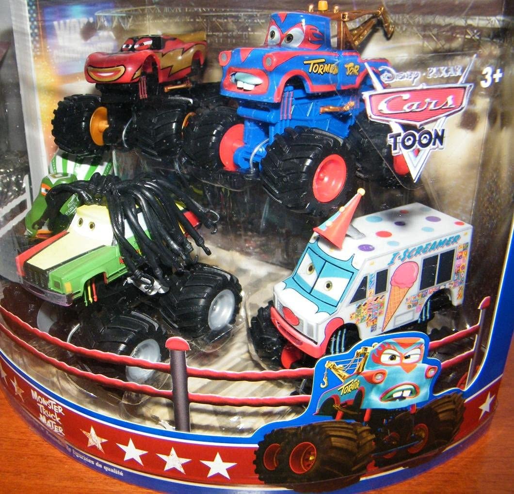 Monster Truck Mater 5 Pc. Deluxe Figure Set: Disney Pixar Cars