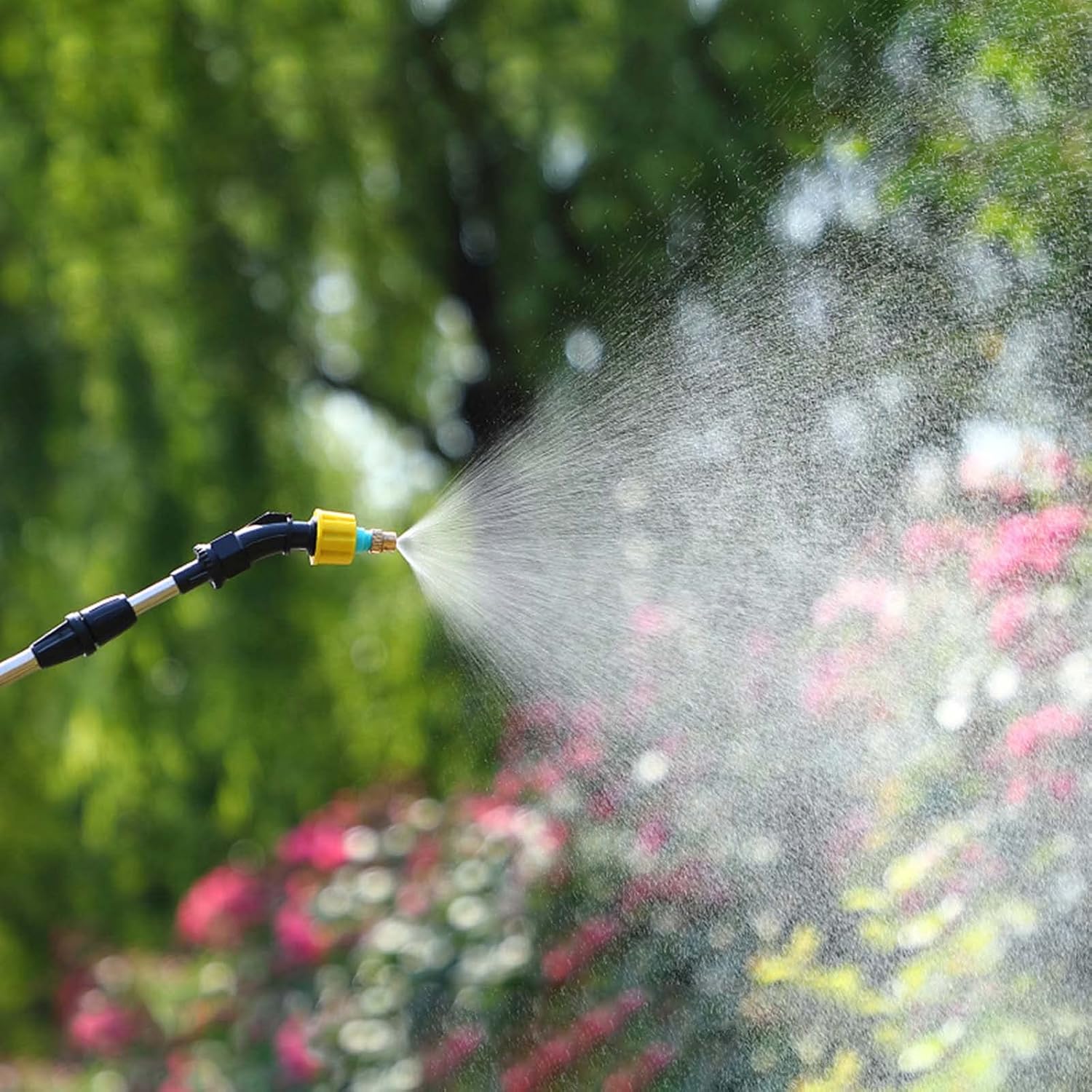 Automatic Electric High Pressure Air Pump-Sprayer Adjustable Spray-Head Water Wash Hose Wand Nozzle Garden Accessory Water Sprayer To Clean Your Butt Pressure Plants-portable With Water Tanks