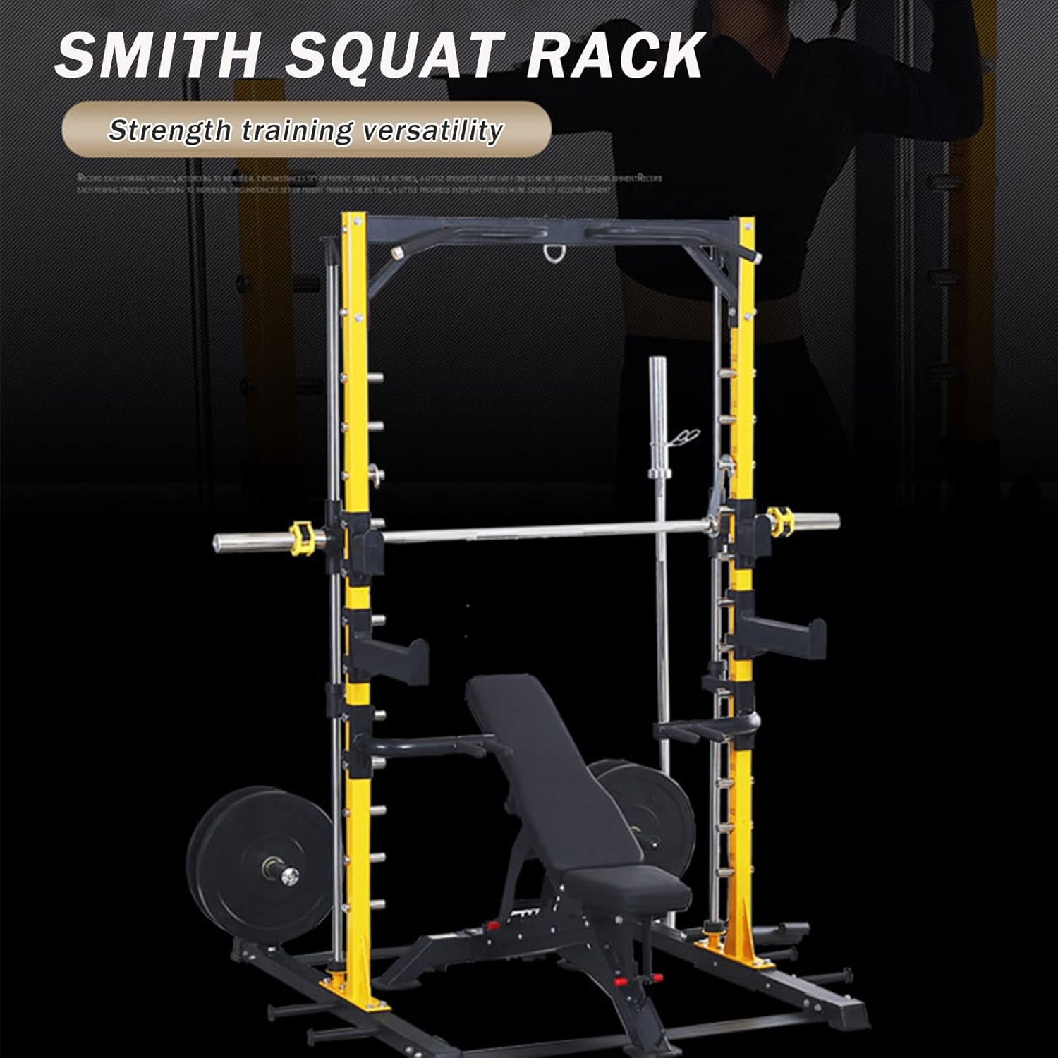 Training Rack Multifunctional Indoor Gantry Inclined Squat Bench Press Squat Rack (Excluding Barbell Blocks and Seats)